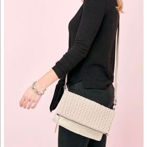Stella & Dot Neutral Crossbody Clutch